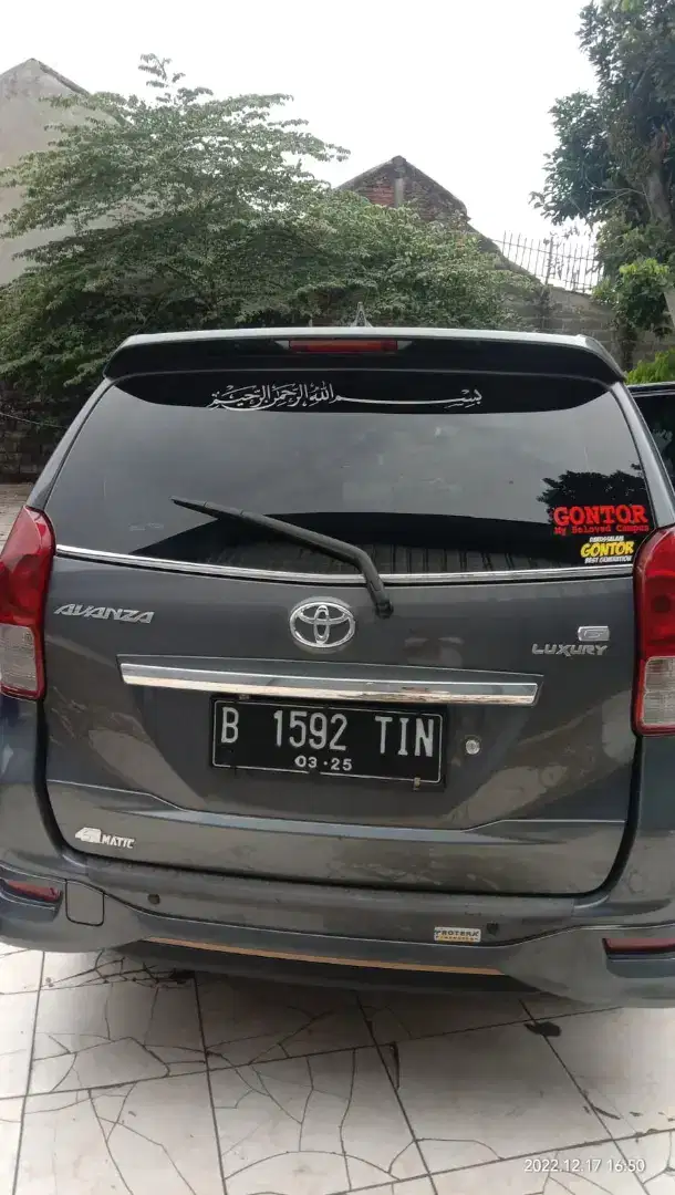 Jual avanza g luxury 2015