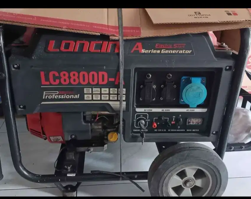 Dijual mesin listrik 6500watt merek loncin pro 8800D