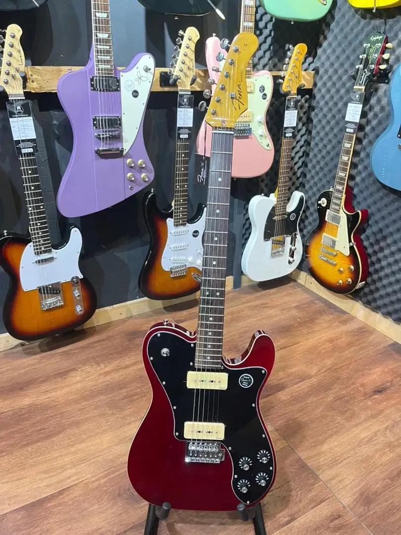 FENA Guitars TL DLX90 Telecaster Deluxe RED