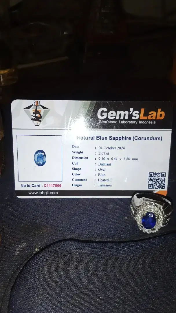 Batu blue safir