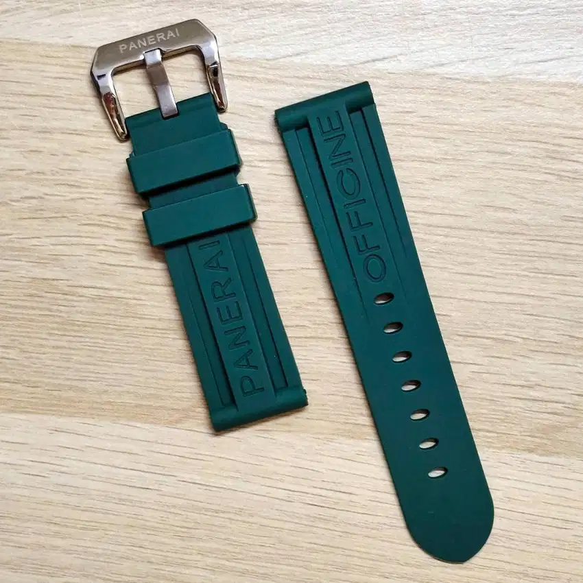 Strap Tali Jam Tangan Universal PNR Officine Hijau Forest Green Rubber