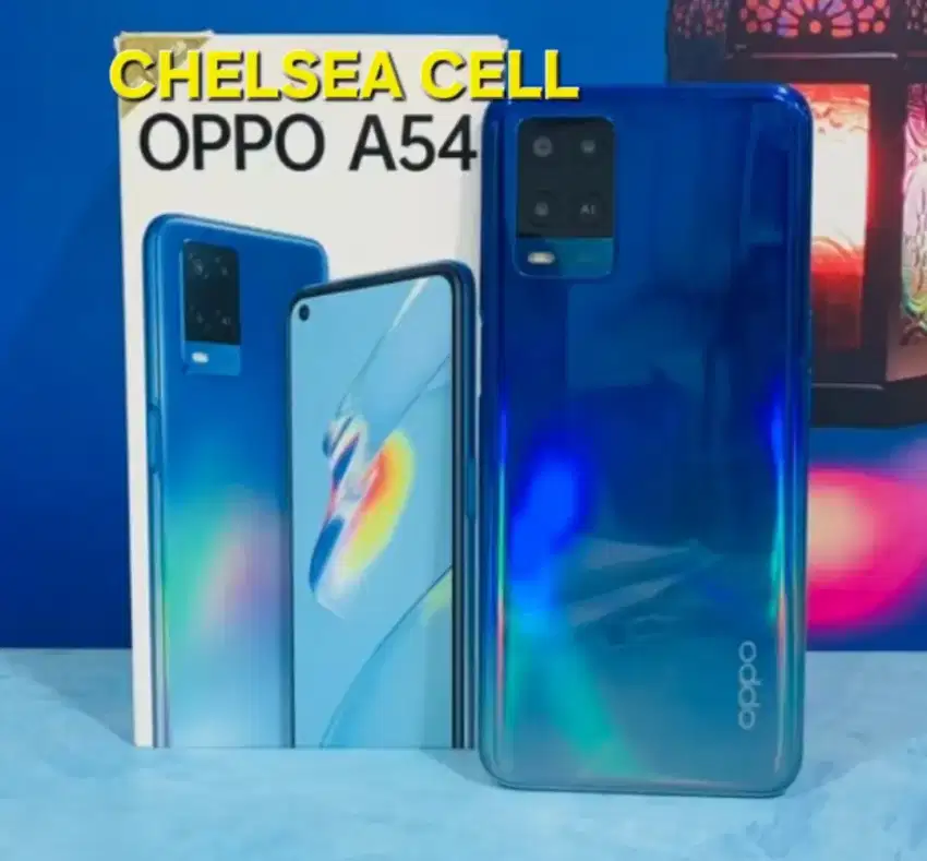 murah hp oppo A54 6/128 lkp mulus normal, bs kredit/bs TT