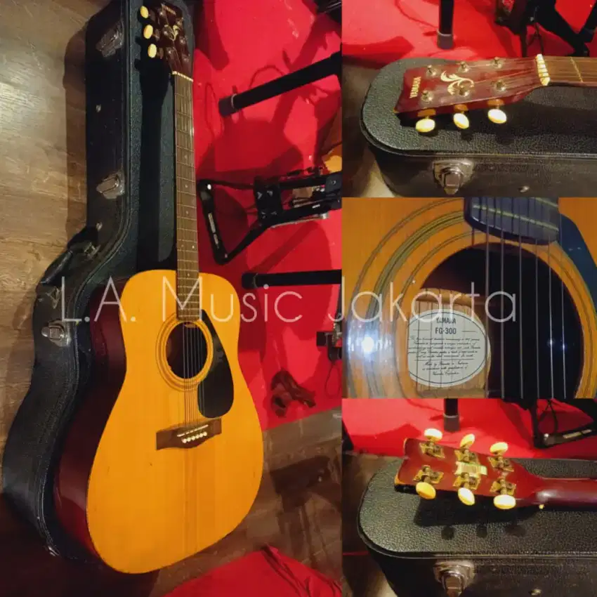 Gitar Vintage Langka Yamaha FG-300 Harta Karun Acoustic Guitar