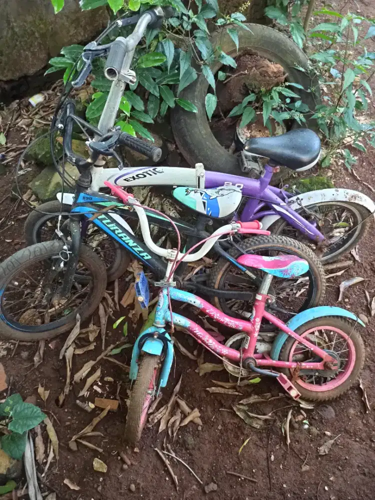 Sepeda anak 4 unit lipat