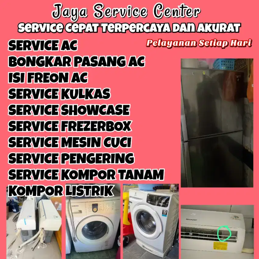 Service AC Kulkas Frezer Servis Mesin Cuci Bongkar Pasang AC Tegalsari