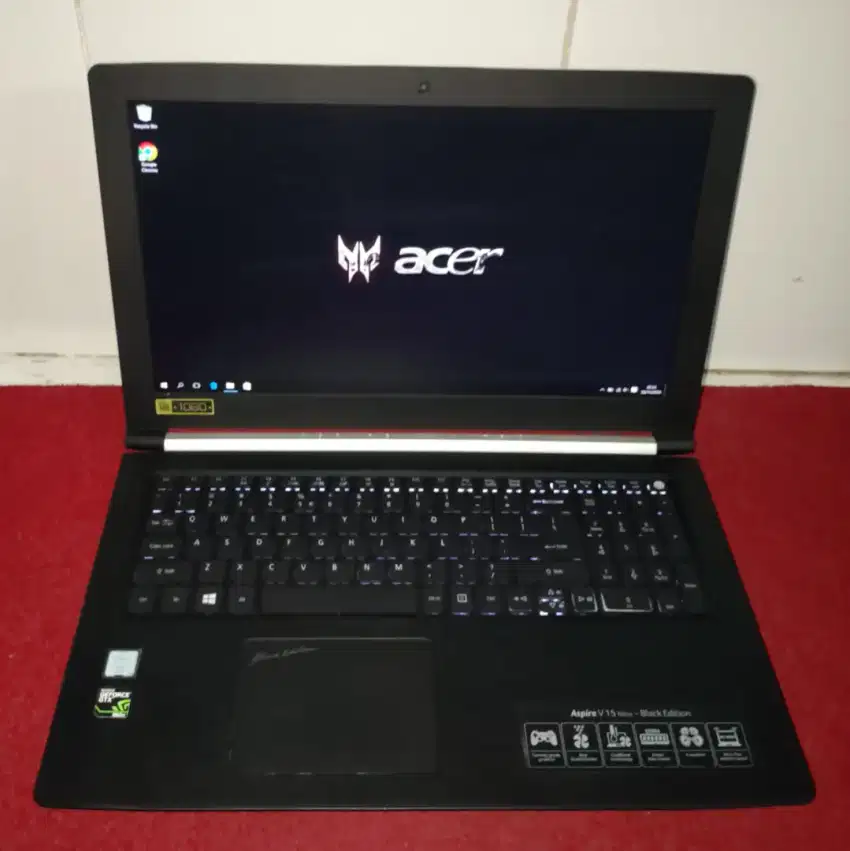 Acer Nitro V15 VN7-592G Fullset Core-i7 Ram16gb/Ssd512/Led15,6/Nvidia