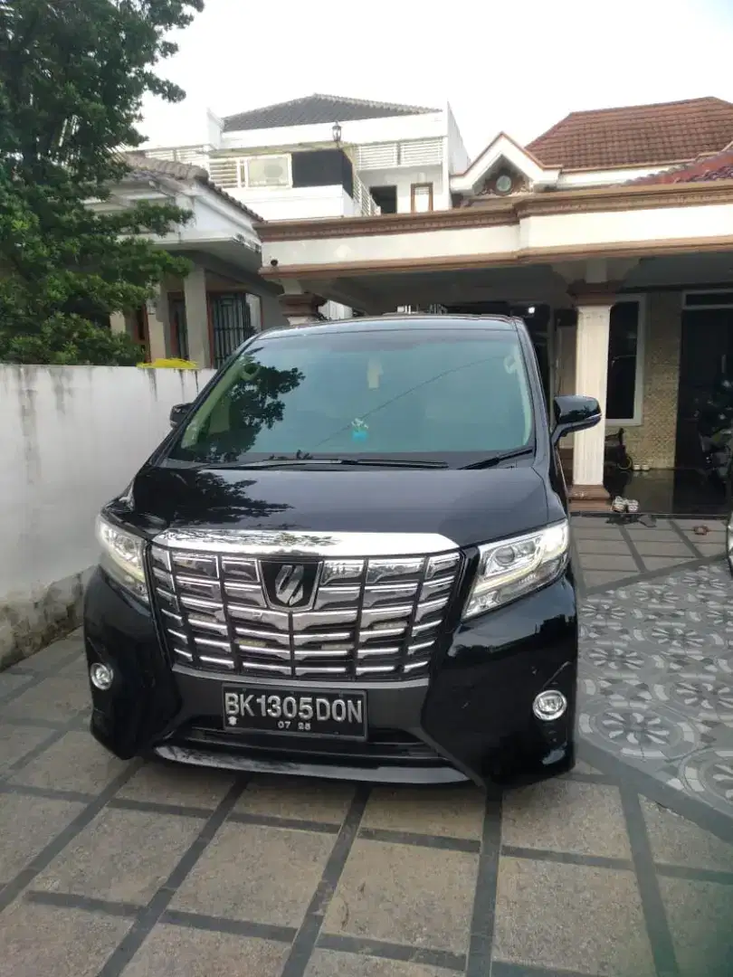 Alphard 2015 transformers Hitam