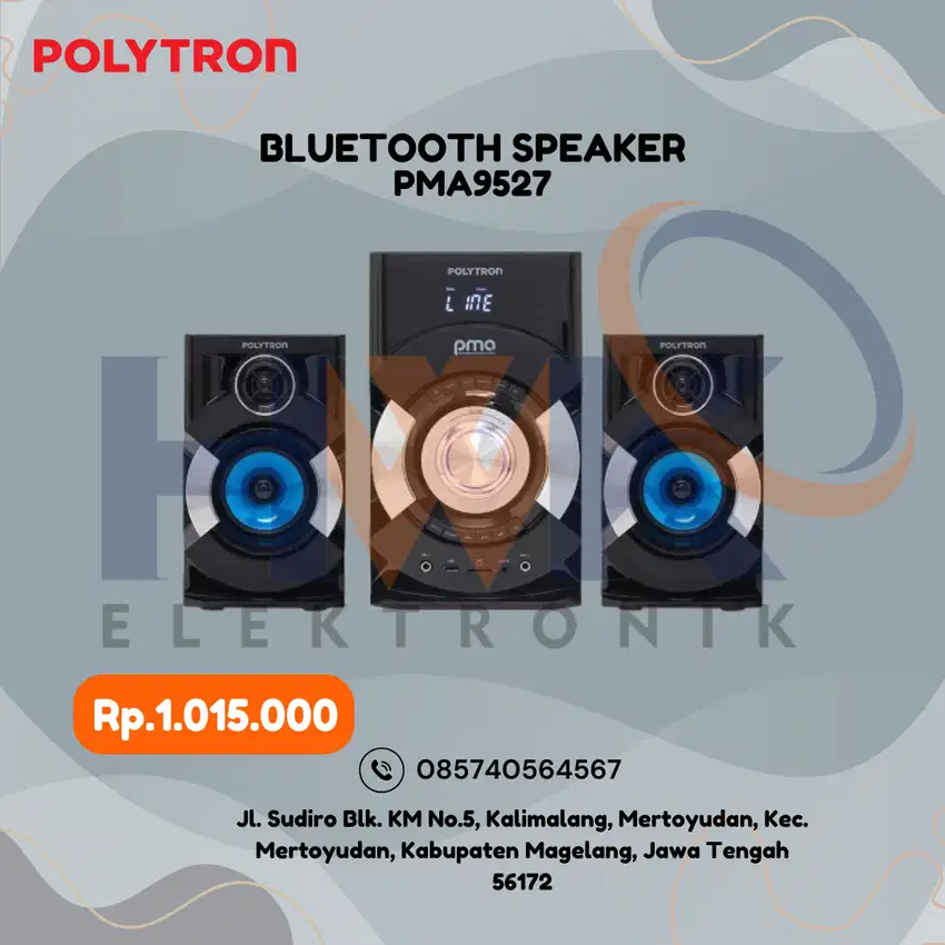 POLYTRON SPEAKER BLUETOOTH + RADIO PMA 9527