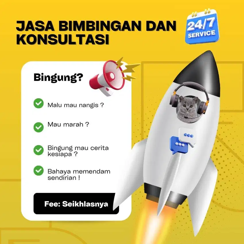 JASA BIMBINGAN KONSELING SEPUASNYA DENGAN PROFESIONAL KONSELOR S2 PSIK