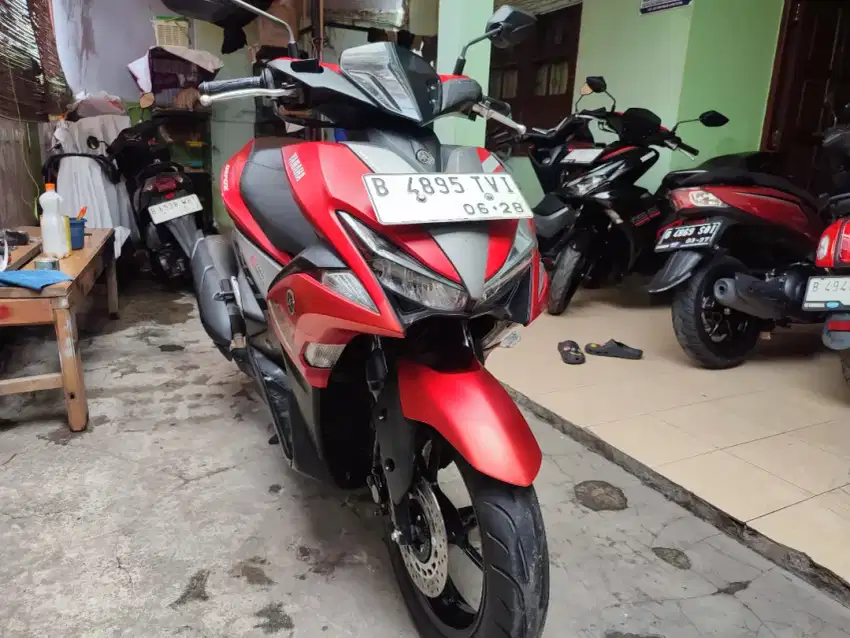 PJK 06/25 YAMAHA AEROX 155 VVA 2018 MESIN GARANSI HRG PAS DI CILEDUG