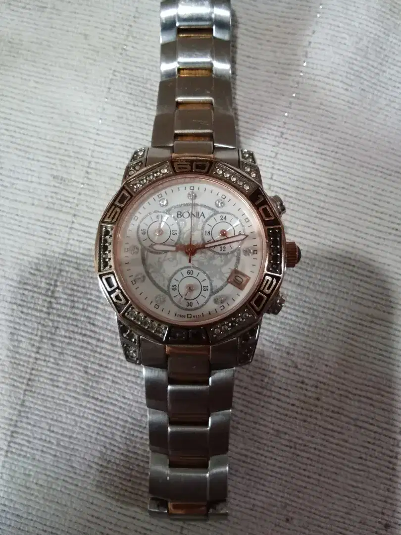 DIJUAL JAM TANGAN MERK BONIA BN 831 SAPPHIRE CRYSTAL