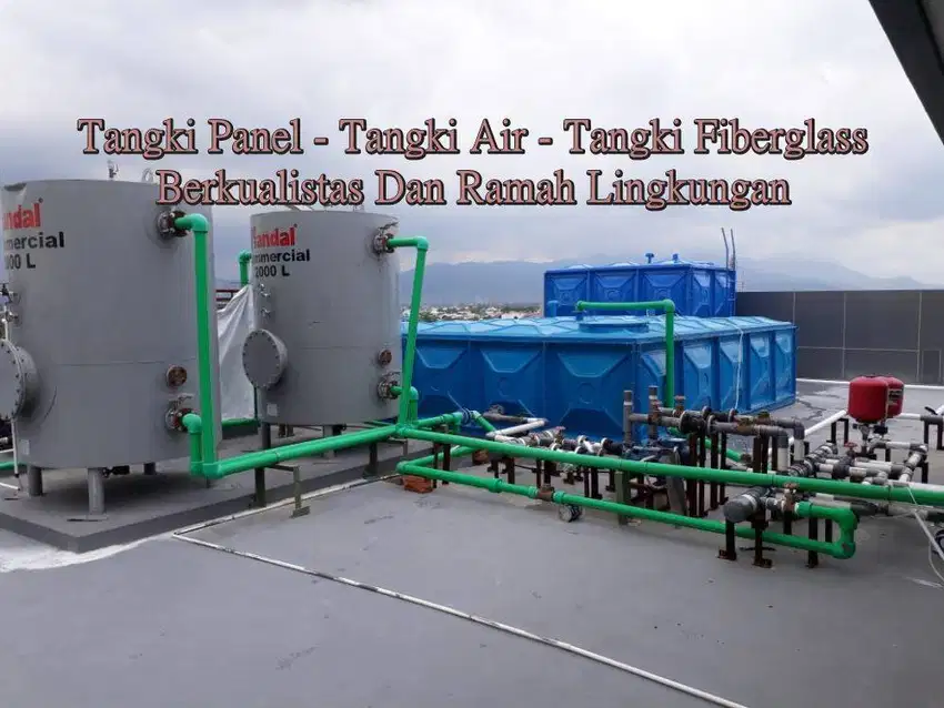 Tangki Air Fiberglass, Roof Tank, Tangki Air Kotak, Toren Air, Tangki