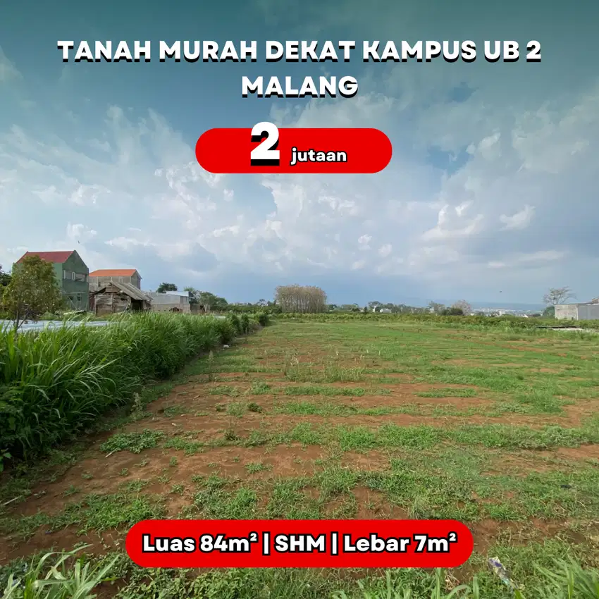 Tanah Kavling Dijual | Legaltas SHM | Murah Kota Malang