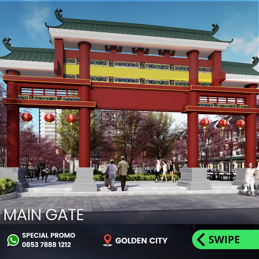 Dijual Ruko Terbaru Chinatown Golden City Batam Center