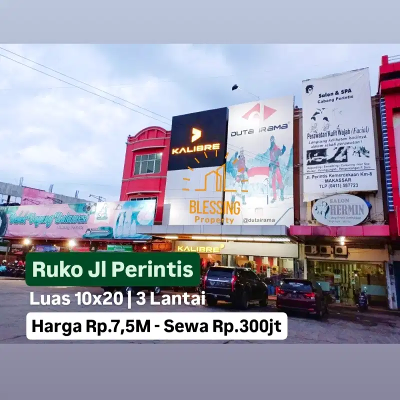 Disewakab ruko jl perintis kemerdekaan