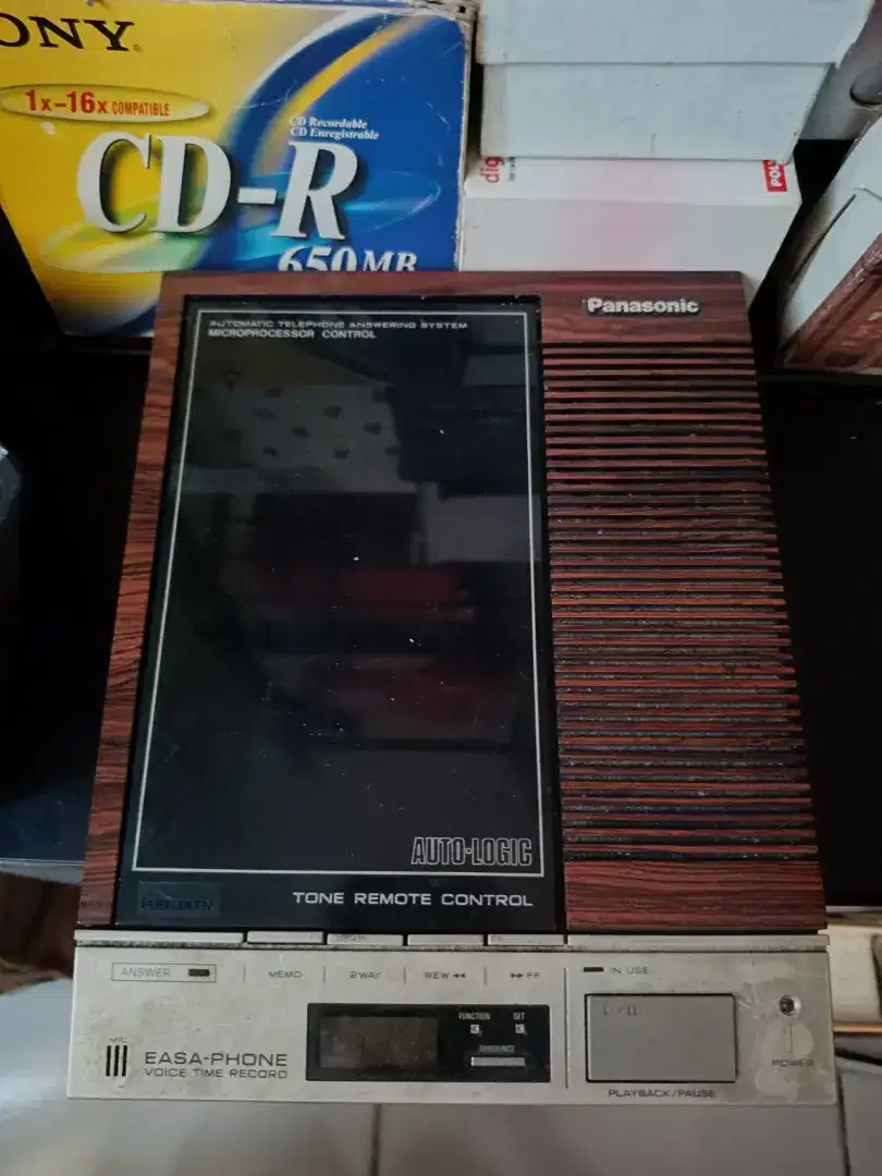 Dijual answering machine telepon merk Panasonic Vintage Klasik