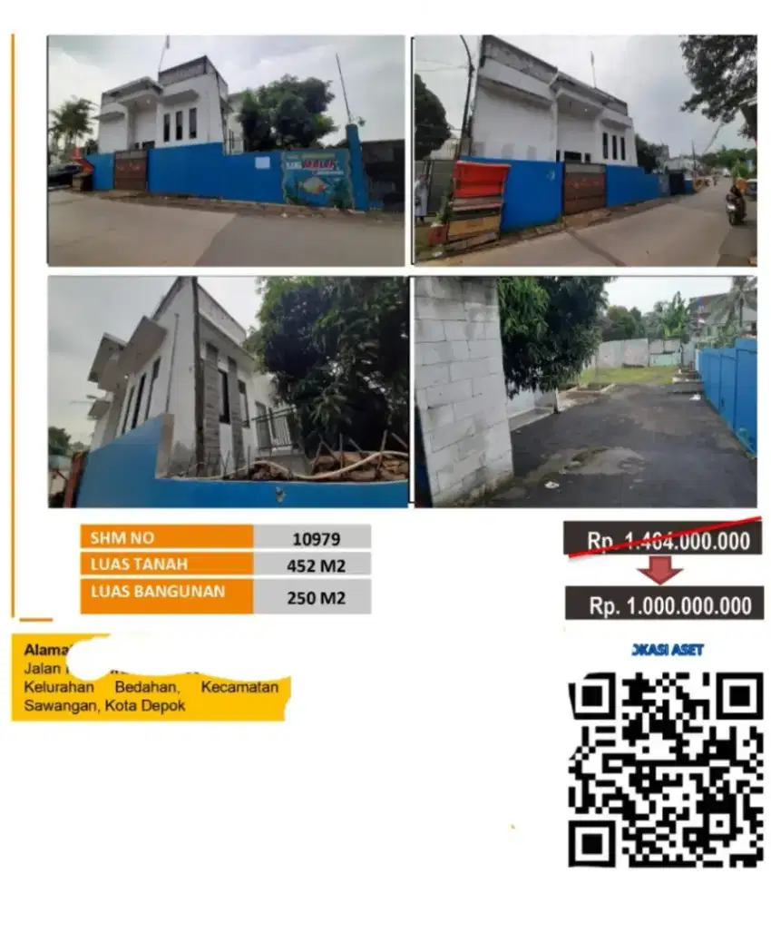 Dijual Rumah Bedahan Sawangan Depok