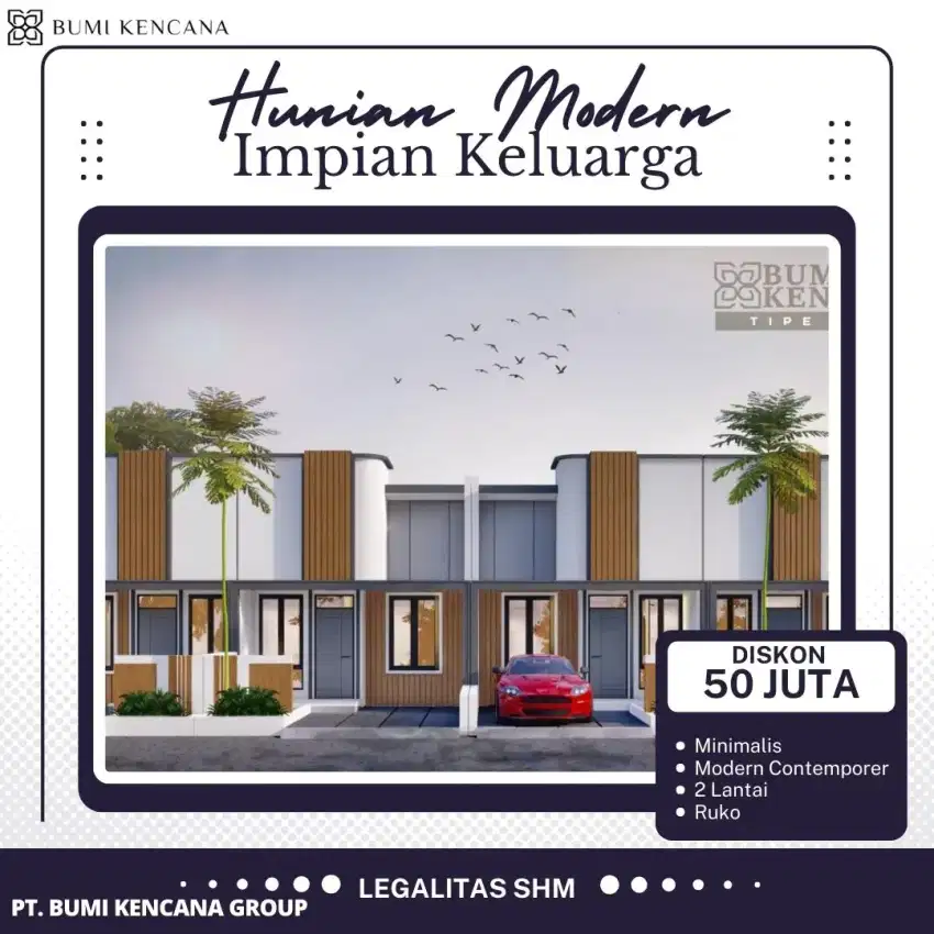 Di JUAL RUMAH MiNiMaLIS LUXURY PALiNG MURAH SHM