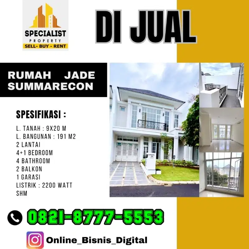 Rumah murah di JADE Summarecon Mutiara Makassar