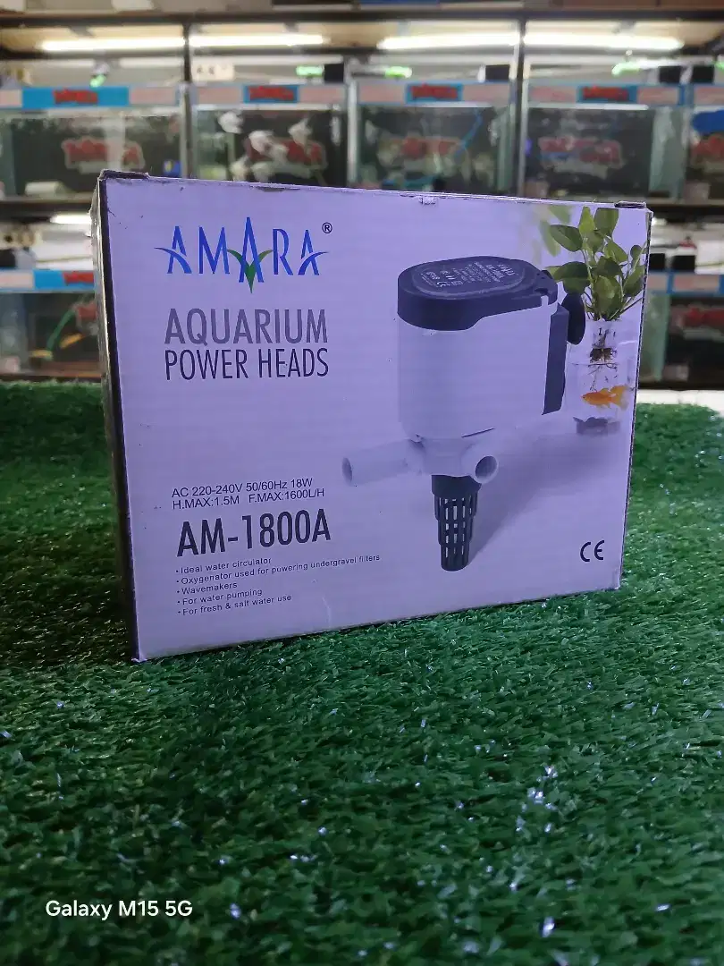 Amara AM-1800A Pompa Kolam Pompa Aquarium Celup Submersible Water Pump