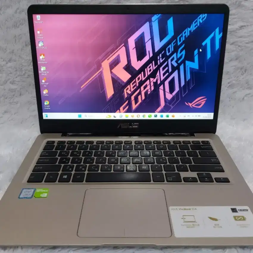 ASUS Vivobook S14 Core I5 Gen8 Ram 12GB Nvme 256GB MX130 3Jam