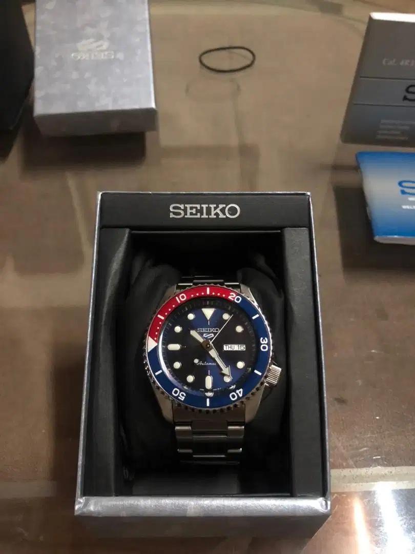 Seiko 5 Sports Pepsi Automatic Blue Dial