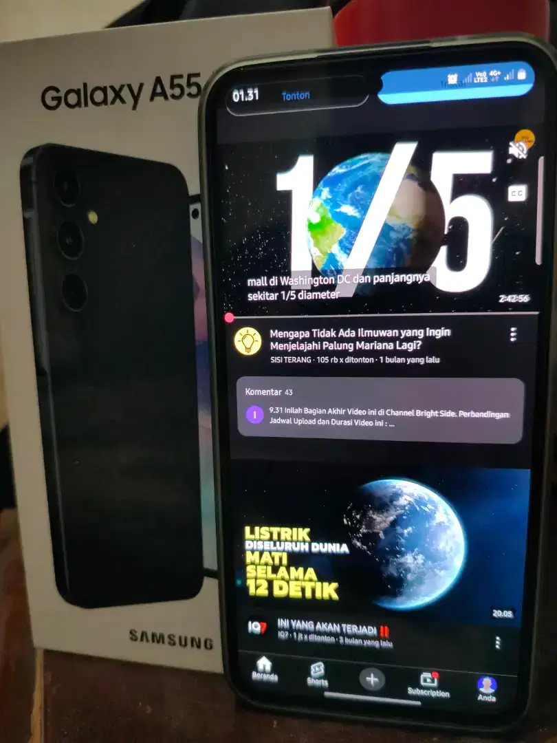 SAMSUNG A55 5G 12/258 GB