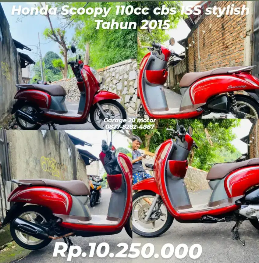 Honda Scoopy 110cc CBS ISS stylish fi tahun 2015