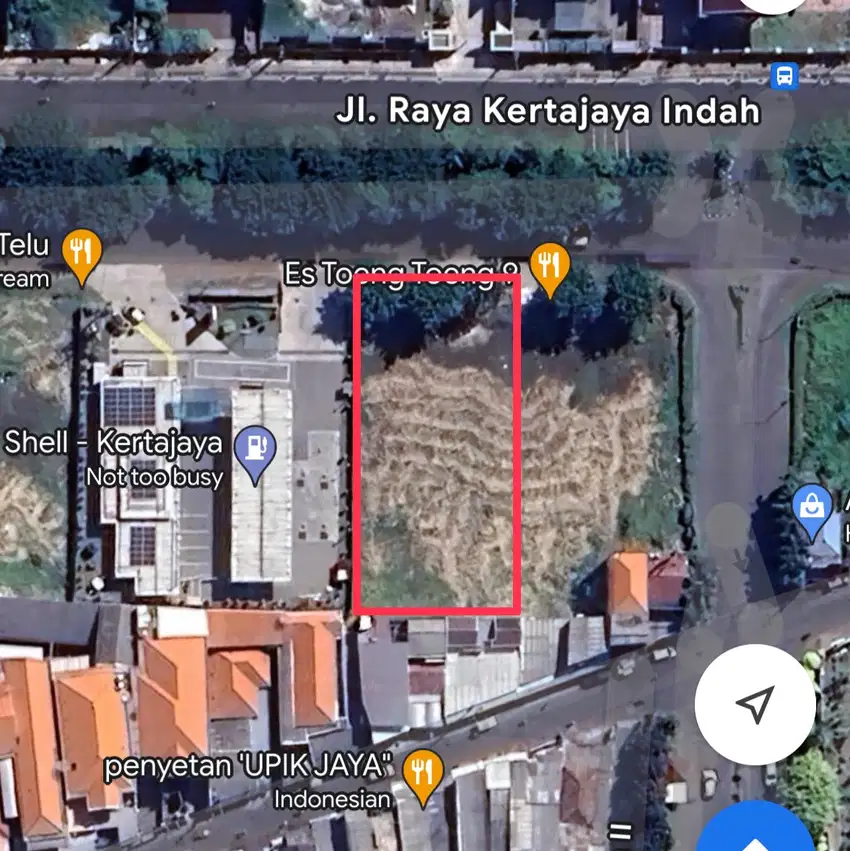 BDW DIJUAL TANAH 0 JALAN RAYA KERTAJAYA INDAH DEKAT MANYAR