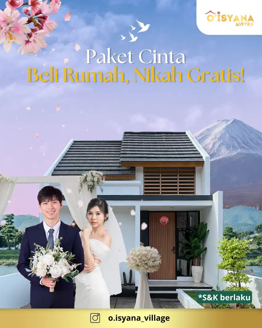 Impian Jadi Nyata Beli Rumah di Jogja Dapat Paket Nikah Gratis