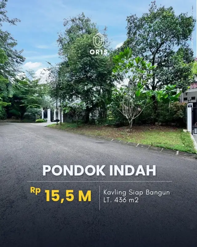 Murah Dijual Kavling Siap Bangun di Pondok Indah Jakarta Selatan