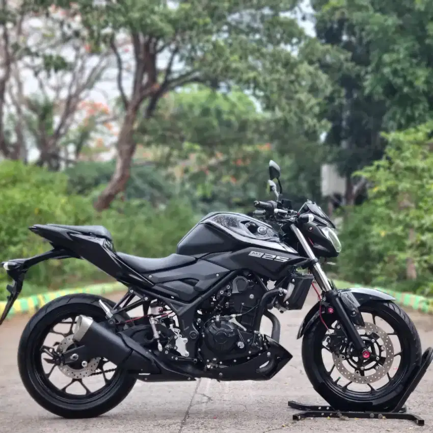 YAMAHA MT 25 HITAM TAHUN NIK 2017 KM RENDAH 15RB