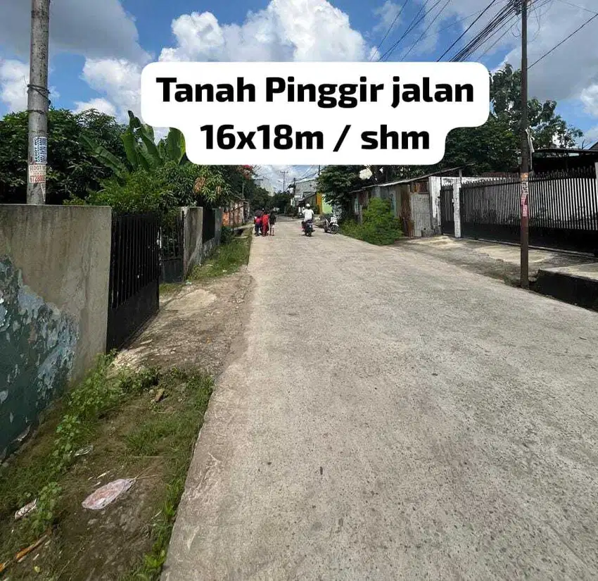 Tanah kosong dekat JM Kenten Palembang JL Tanjung Sari