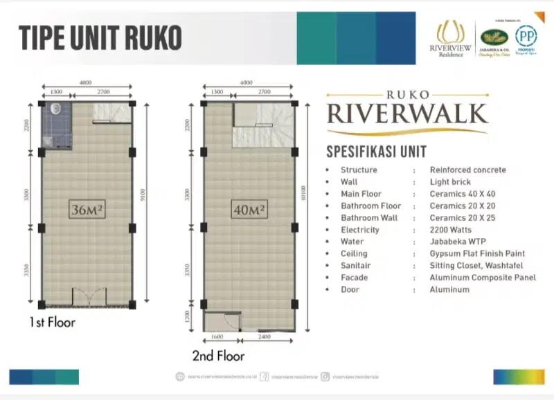 Ruko 2 lantai di apartemen strategis di Jababeka Cikarang