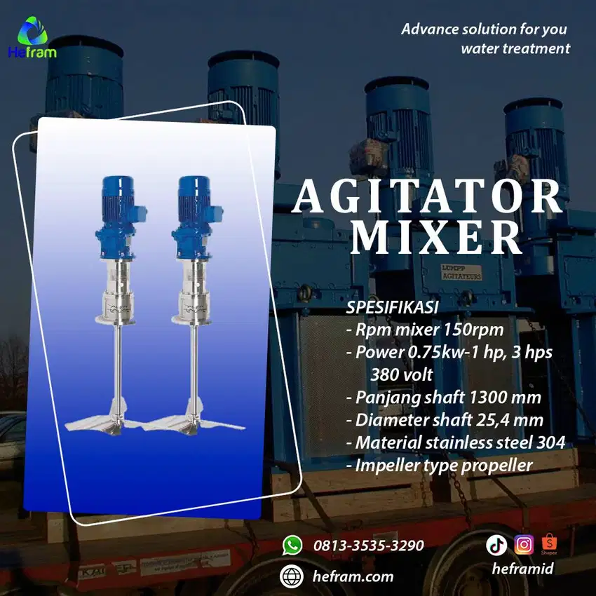 SUPPLIER AGITATOR MIXER