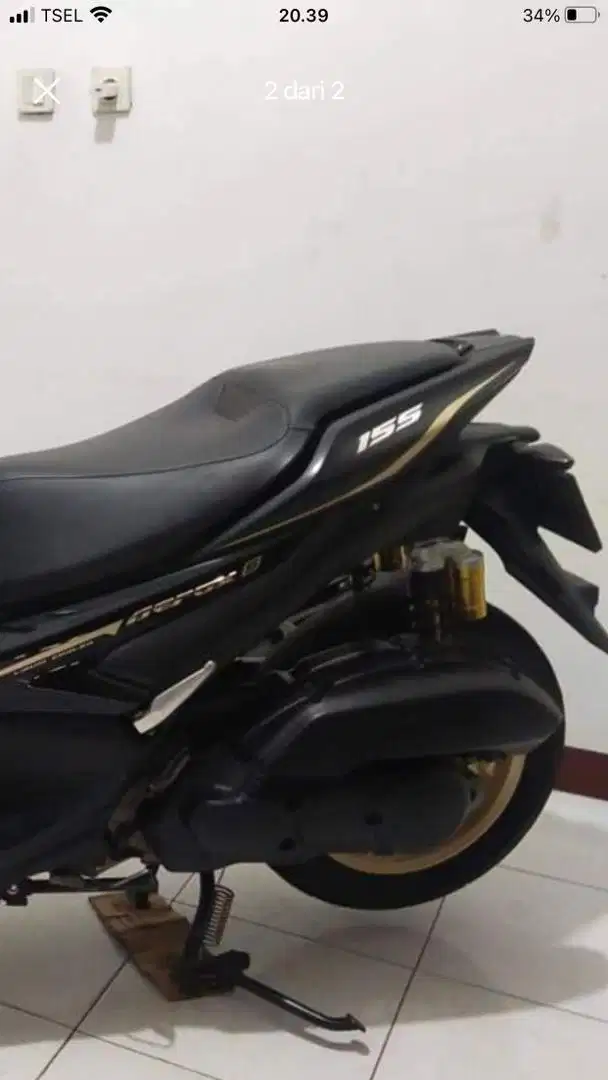 aerox abs 125  sudah pakai remote