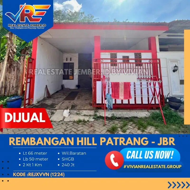 RUMAH SIAP HUNI DI BARATAN PATRANG JEMBER