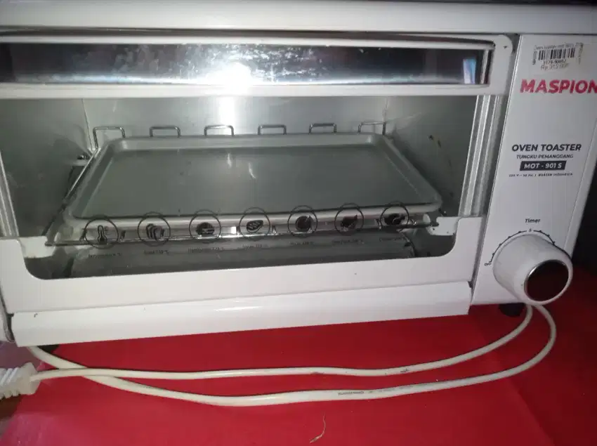 DIJUAL CEPAT OVEN TOASTER MASPION MOT-901S NORMAL LOW WAT HANYA 500W