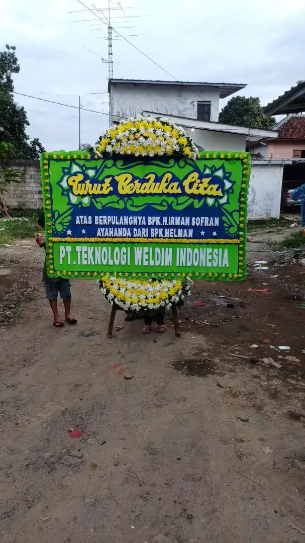 Papan bunga wedding dan duka cita