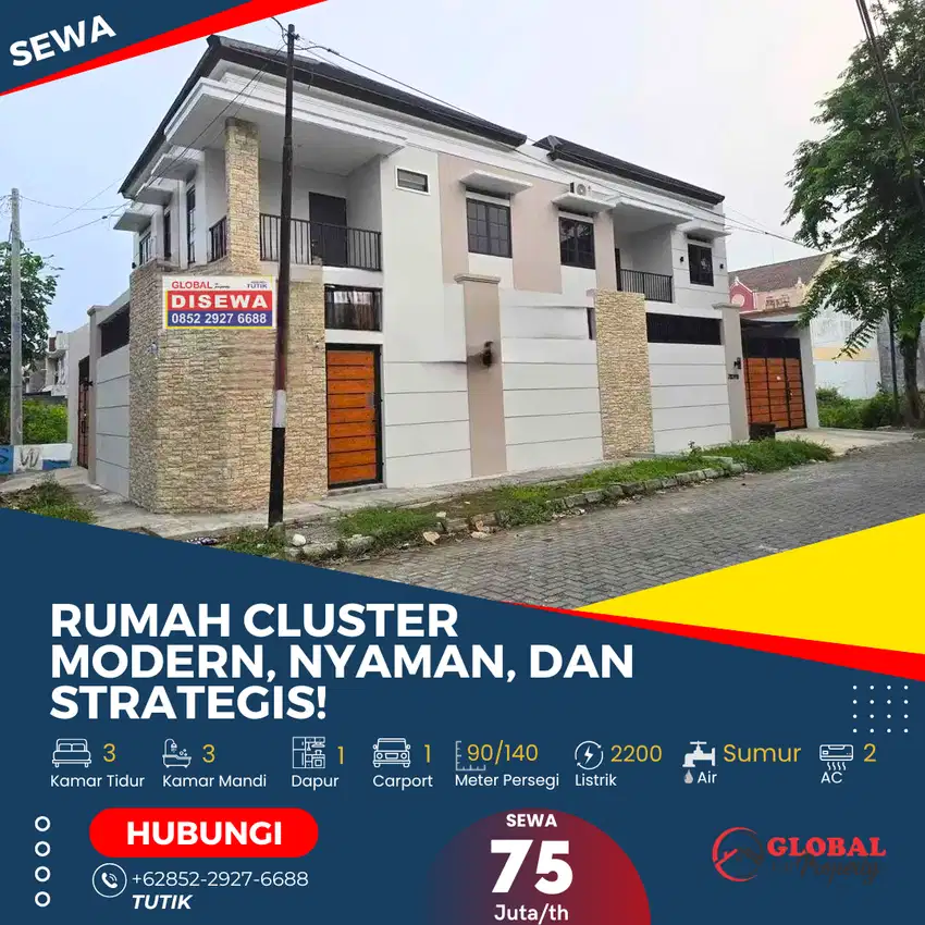 Rumah Lingkungan Elite Solo Baru