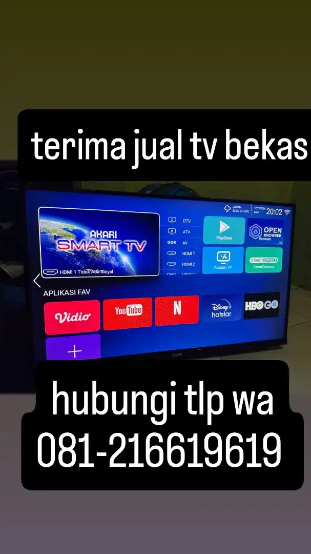 terima jual tv bekas