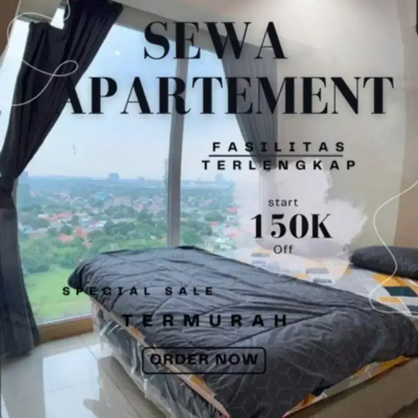 Sewa apartemen Bekasi Grand Dhika City Harian Termurah