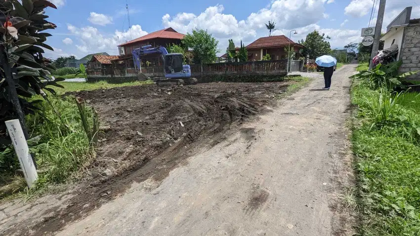 Dekat UGM dan Monjali, Tanah Kavling SHM, Jalan Lebar View Sawah