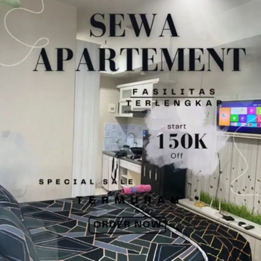 Sewa apartemen sentra Timur Jakarta Harian Termurah