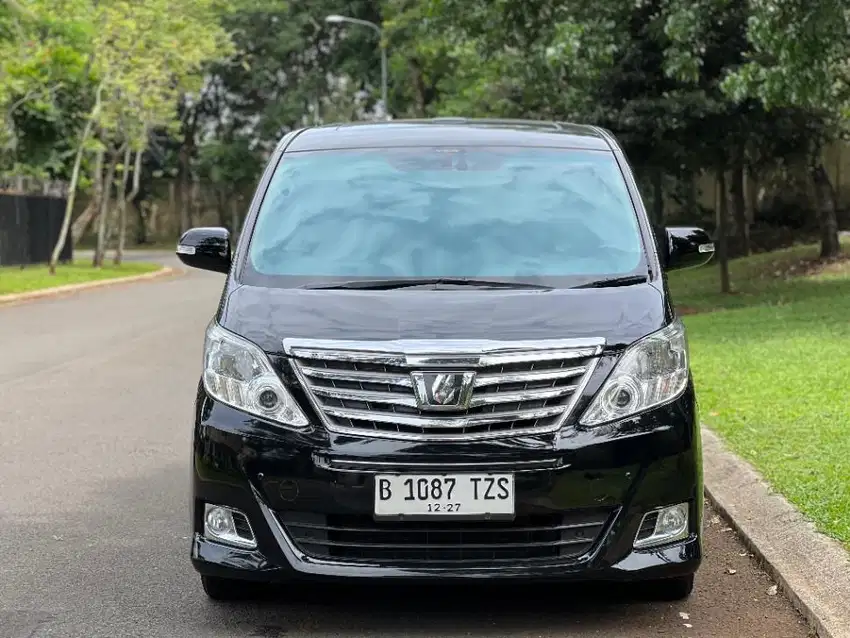 TERMURAH !!! TOYOTA ALPHARD G ATPM 2.4 2012 Hitam