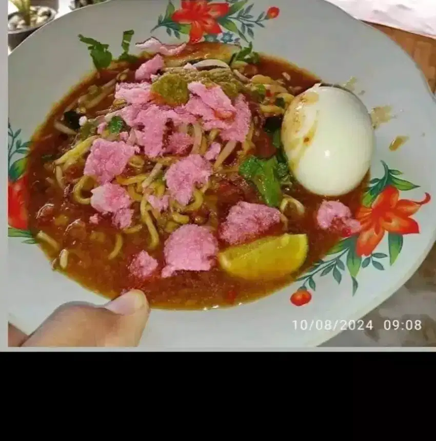 Mie rebus telur