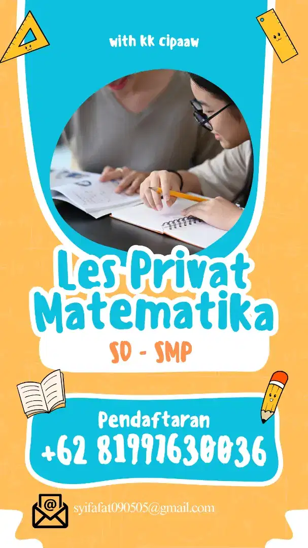 Guru les privat SD dan SMP Matematika online