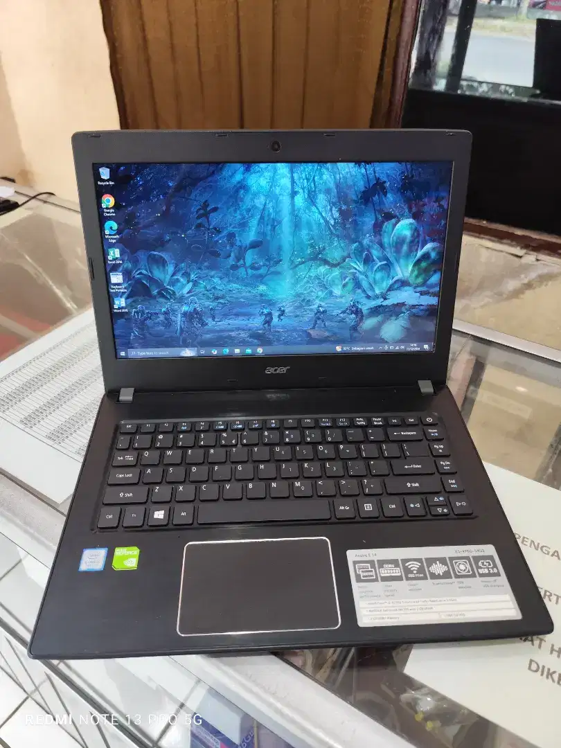 Laptop Acer E5 476G Core i5 Gaming Grafis