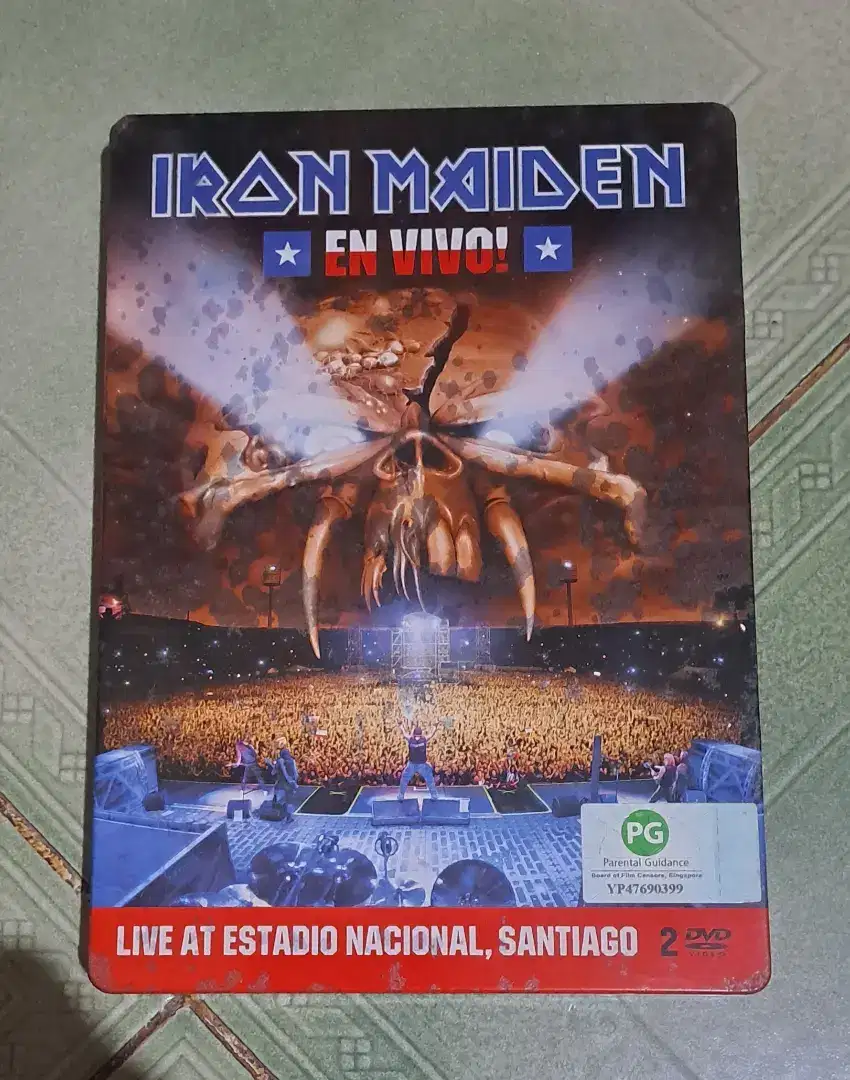 DVD Konser Iron Maiden En Vivo (Santiago)