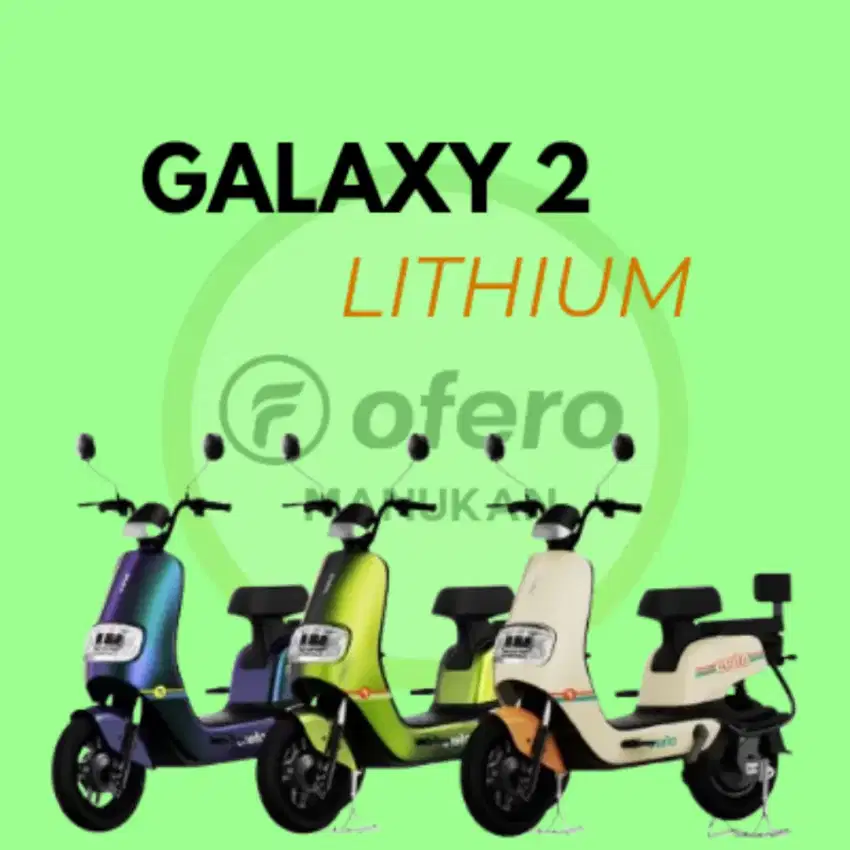 E-BIKE SEPEDA LISTRIK OFERO GALAXY 2 LITH | POWER 500W SPEED 36KM